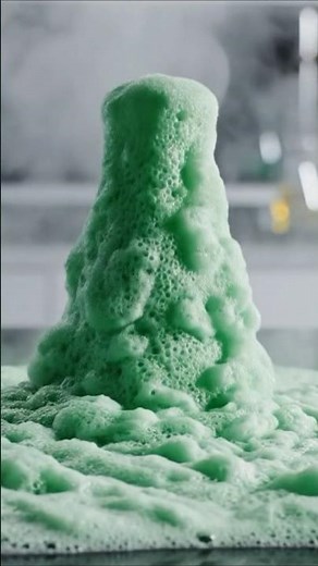 MASSIVE Foam Explosion: Elephant Toothpaste Reaction in 10 Seconds 🤯 #stem #steam