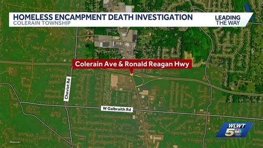 Police: 1 dead after fire near exit ramp of Ronald Reagan Highway in Colerain Township