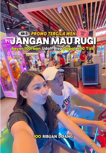 Dapatkan 400 Tizo dan 5 Free Games di Timezone Medan
