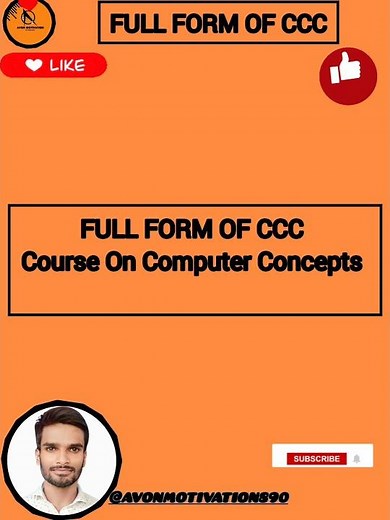 What is the full form of CCC ? #fullform