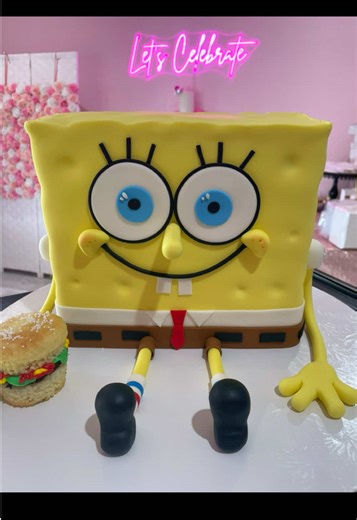 3D SpongeBob cake 🍔🎂✨ #spongebobsquarepants Orders 📲 720-749-6159 3937 Morrison rd Denver #customcakes #3dcake #spongebobcake #denverbaker #denvercakes #denverfoodie #fyp