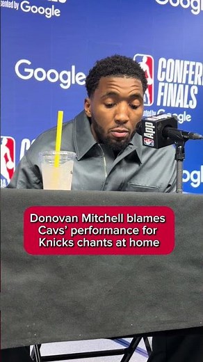 #DonovanMitchell blames Cavs’ performance for Knicks chants in Cleveland