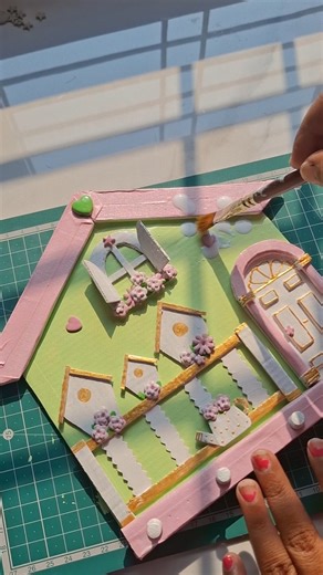 How To Make Key Holder 🏠 Wall Hanging Craft Ideas|#shorts #youtubeshorts #wallhanging #diy #handmade