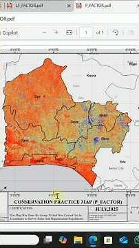 Soil Loss Estimate by RUSLE Method ArcGIS | GiS mapping snippet #soiltypes #soilerosion #arcmap