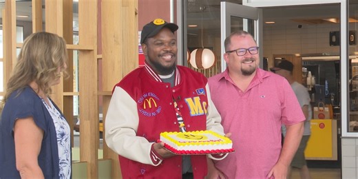 McDonald’s worker receives hospitality award after overwhelming positive customer feedback