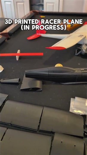 Work in Progress: 3D Printed Eclipson Model R RC Plane