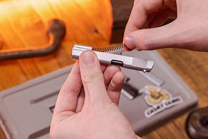 Miniature 1911 Model in Silver | GoatGuns