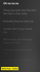 Better Days - Hotkid | Lyrics Stack