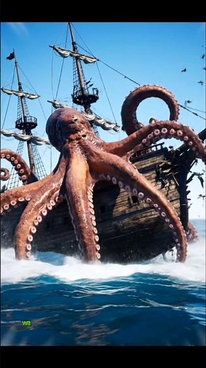 The Kraken Attack: Pirate Ship Destroyed