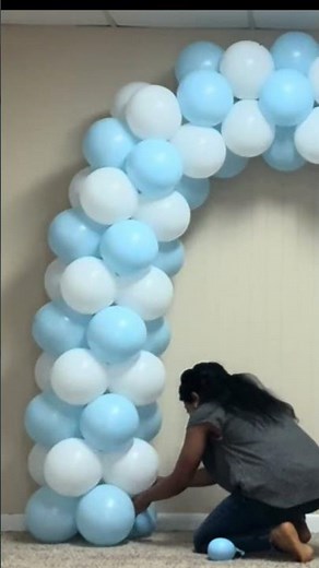 How to Make a Balloon Arch Without a Stand | Quick & Simple Way #balloon