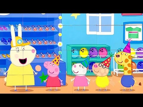 The Bowling Birthday Party | Peppa Pig | Puzzle for kids and for fun | Puzzle Lovers