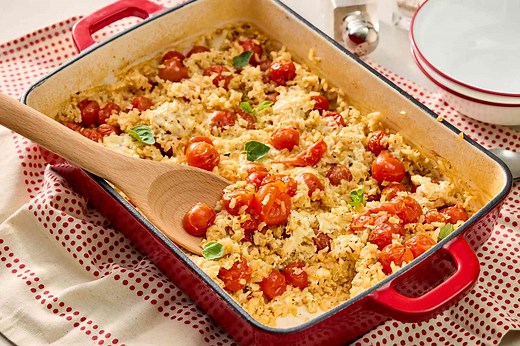 Baked Tomato & Feta Rice Is the Dinner You Should Make Tonight