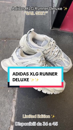 Adidas XLG Runner Deluxe in SAIL GREY - Limited Edition