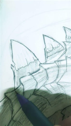 GODZILLA!!! #GODZILLA # SKETCH #DRAWING #SHORT