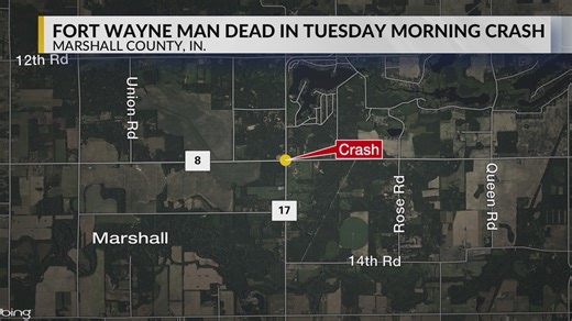 Fort Wayne man killed in Marshall County crash