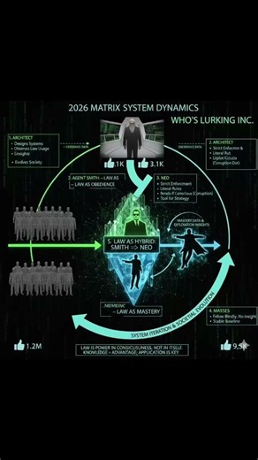 2026 System Dynamics: Architect, Agent Smith, Neo, Masses, and the Law