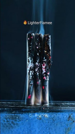 Powerful Lighter vs CIGARETTE - Burn Time Test 🔥