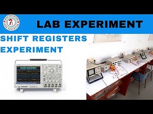 Shift Registers experiment || digital electronics lab