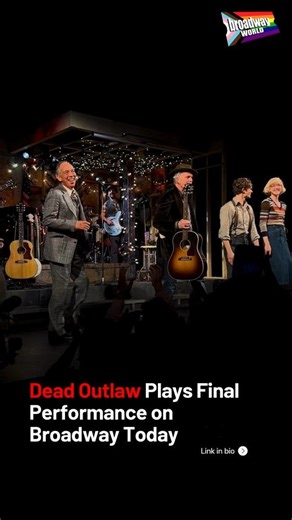 BroadwayWorld on Instagram: "@deadoutlawmusical plays its final performance on Broadway today. 🧡 To celebrate the musical's Tony-nominated run, take a look back on its opening night curtain call."