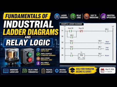 👉 Industrial Ladder Logic and Relay Control Basics 🔥