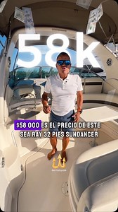 ¡Oportunidad de inversión para los amantes del mar!🌊 🛥️ SEA RAY SUNDANCER 32 FT -Ubicación: morrocoy -Año: 2002 -Motor: 2x mercruiser 300 hp -Horas: 400hrs -Planta eléctrica: kholer 5kva -Tanque de agua dulce -Camarote -TV -Cocina -Precio:58.000$ Para información por el enlace de nuestra bio o a través de 58 414-1423459 | rentatuyate