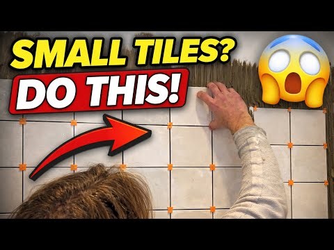 How to Install Small Tiles With Space Between Each One Correctly