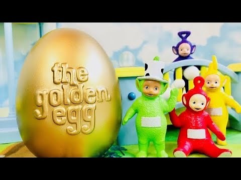 The GOLDEN EGG Hunt In The Night Garden with TELETUBBIES TOYS!