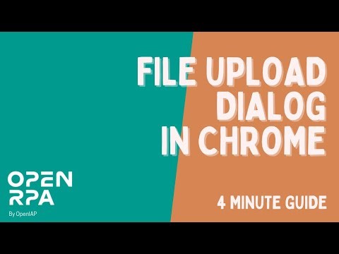 File upload dialog in chrome