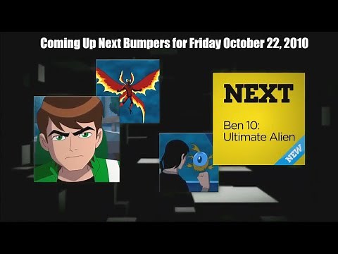 Cartoon Network Coming Up Next Bumpers for October 22, 2010