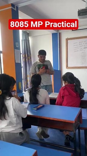 8085 Microprocessor Programs simulation using Training Kit Hardware. #practical #microprocessor #tu