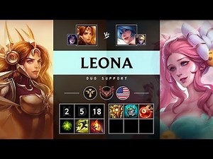 Leona Support vs Sona - NA Grandmaster Patch 25.21