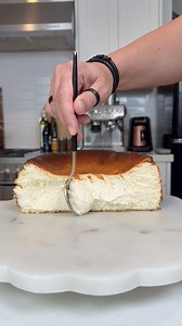 San Sebastian CheesecakeBurnt Basque CheesecakePerfect recipe1kg Cream Cheese320 grams Sugar6 large Eggs30 grams Fresh Lemon Juice15 grams Vanilla Extract5 grams Sea Salt600 grams Heavy whipping cream30 grams All Purpose Flour Room temperature cream cheese mix with sugar. After well blend mix in the eggs one by one. Add the lemon juice, salt, vanilla extract, flour and mix well. Then add the cream and fold in. Don’t Mix with blender. With spoon or spatula. Pour the well blend mixture into a 9 by