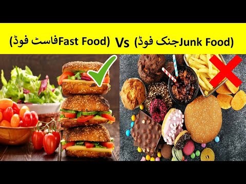 Fast Food Or Junk Food Main Keya Faraq Hai l Fast food & Fast Food Good Or Bad l is ko kese khayen