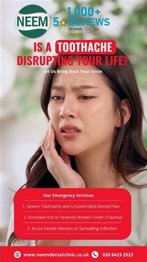 Emergency Dental Care Harrow | All In-House Treatments | Neem Dental Clinic