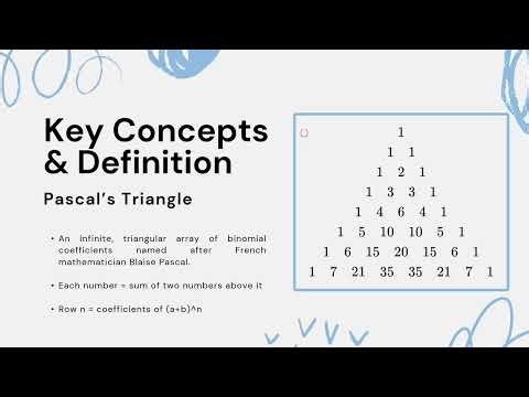 Discrete Math II - Pascal's Triangle and Identity