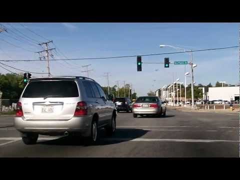 Idiot driver gets rear-ended stopping at a green light.