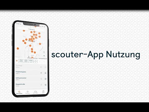 Nutzung der scouter Carsharing App