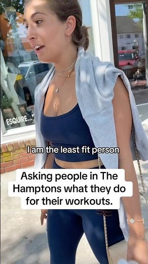 Asking fit people in The Hamptons what they do for their workouts. #thehamptons #pilates #workout