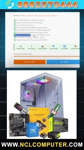 PC Under ₹29,999 🔥 Best Budget Setup | #Shorts