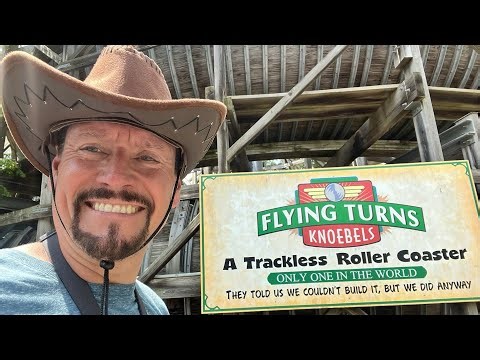 FLYING TURNS at KNOEBELS AMUSEMENT RESORT, Elysburg, Pennsylvania, USA [Front Row POV]