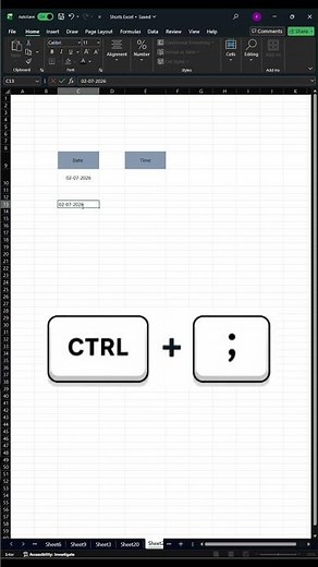 How to Display Current Date & Time Automatically in Excel