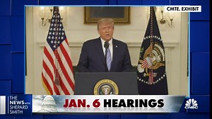 Raw footage of Trump's Jan. 7th address