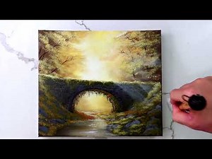 Sunshine Bridge | Acrylic Painting Tutorial | Step-by-Step Guide for Beginners