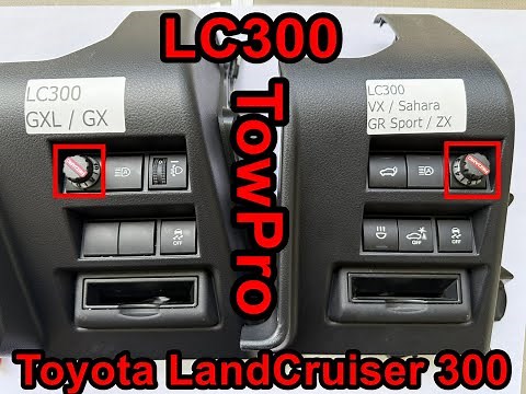 RedArc Towpro Brake Controller fitted on Toyota Land Cruiser 300 like a Pro, neat easy quick