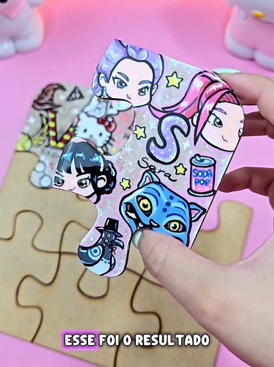 Quebra-cabeça customizado por inscritos: passo a passo DIY