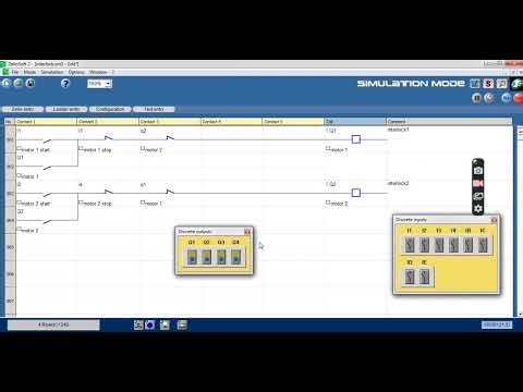 interlock control circuit simulation using zelio smart relay