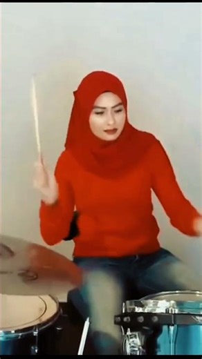 Rara's funny playing the drums