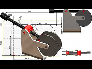 Mechanism 50 SolidWorks Tutorial: rotational to variational screw mixer
