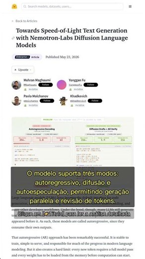 🧐👉 Nemotron-Labs lança IA que gera texto quase na velocidade da luz #QixNewsAI
