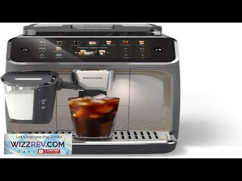 Philips 5500 Series Fully Automatic Espresso Machine LatteGo Milk System Integrated